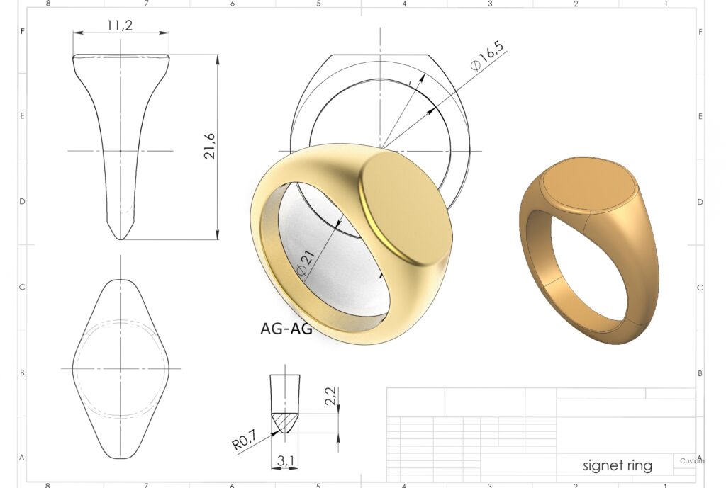 jewelry 3d designing